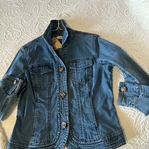 Coldwater Creek Casual Blue Jean Jacket
